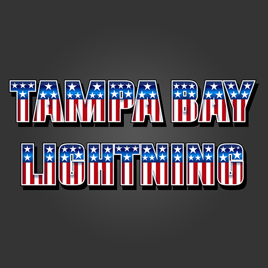 Tampa Bay Lightning American Captain Logo iron on paper